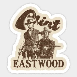 Clint Eastwood // Retro Style Sticker